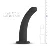 Pas Strapon sztuczny penis czarne wyprofilowane dildo dla par 13,5 cm